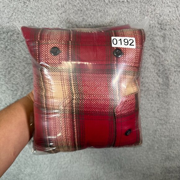 Orvis Big Bear Heavyweight Double Brushed Flannel Button Down Shirt Hand Warmer - Picture 15 of 15